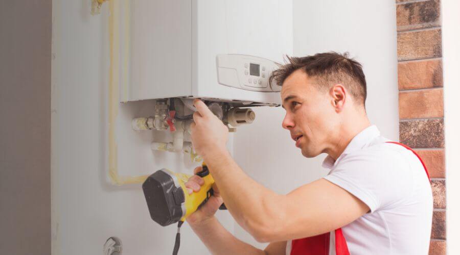Local water heater installation in Wales, ND